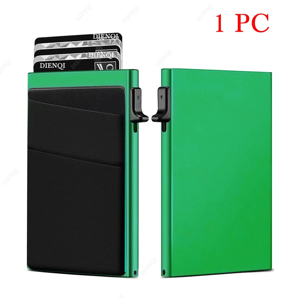 Minimalist Aluminum RFID-Blocking Card Holder