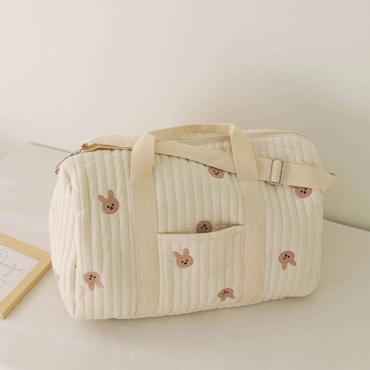 Large Capacity Diaper Bag with Adjustable Strap