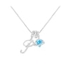 Heart-Shaped Initial Pendant Necklace