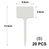 Yellow T-Type Garden Plant Labels with Stakes