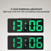 Modern LED Alarm Clock with Voice Control and Night Mode
