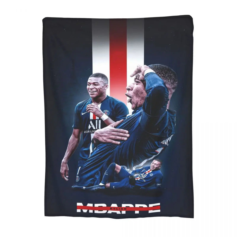 Manta de Fútbol para Fans de Mbappé