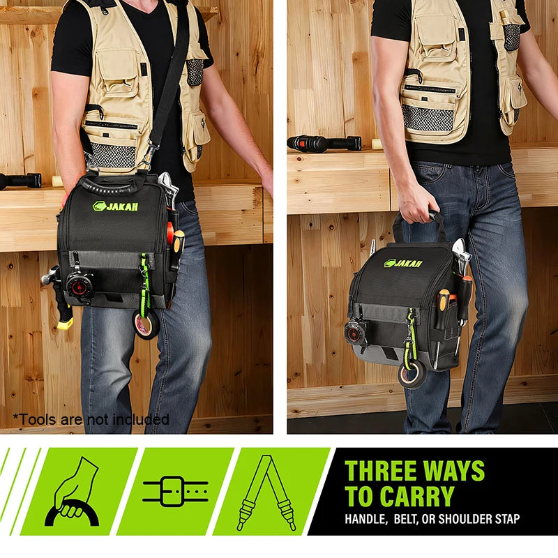 Professional Electrician Tool Pouch with Ergonomic Handle