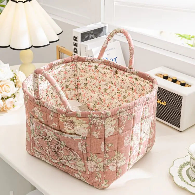 Floral Storage Bins with Handles
