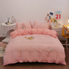 100% Cotton Duvet Cover Set with Plaid Stripe – Breathable & Skin-Friendly