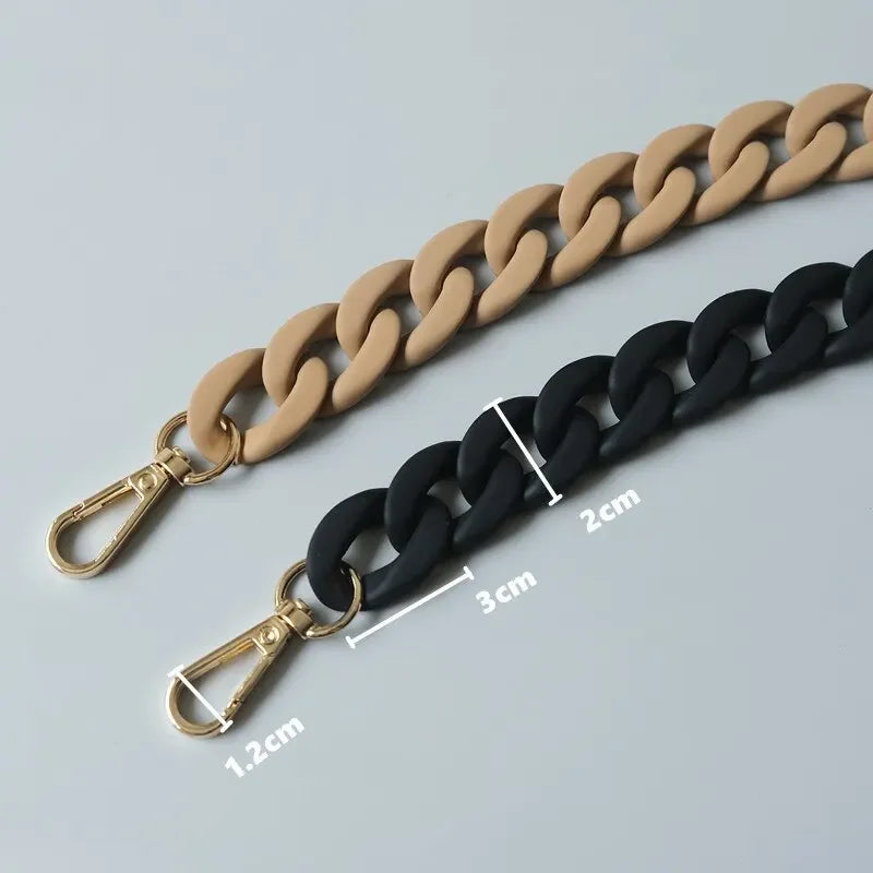 Fashionable Wide Chain Bag Strap