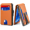 Slim RFID-Blocking Wallet with Money Clip and ID Window
