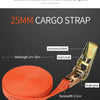 Heavy-Duty Ratchet Tie-Down Straps for Secure Cargo Transport