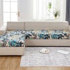 Waterproof Stretch Outdoor Sofa Cover with Tropical Leaf Print