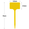 Yellow T-Type Garden Plant Labels with Stakes
