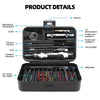 132-in-1 Precision Screwdriver Set with Color-Coded Bits and Magnetic Case