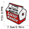 Embroidered Iron-On Patch with Cute Emblem Design