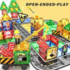 Magnetic Tiles Road Building Set for Kids