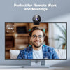 4K Ultra HD Webcam with Built-In Microphone
