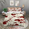 3-Piece Microfiber Comforter Set with Duvet Cover and Pillowcases
