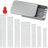 Versatile Stainless Steel Sewing Needle Set with Large Eyes