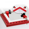 Aluminum Alloy Right Angle Clamp with 90-Degree Positioning Ruler