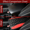 Universal Leather Car Armrest Cover with Non-Slip Padding