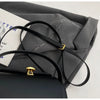 Classic Retro Crossbody Shoulder Bag with Textured Flap