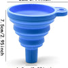 Collapsible Silicone Funnel for Engine Oil and Washer Fluid