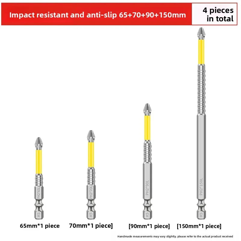 High-Torque Magnetic Screwdriver Set with Non-Slip Grip