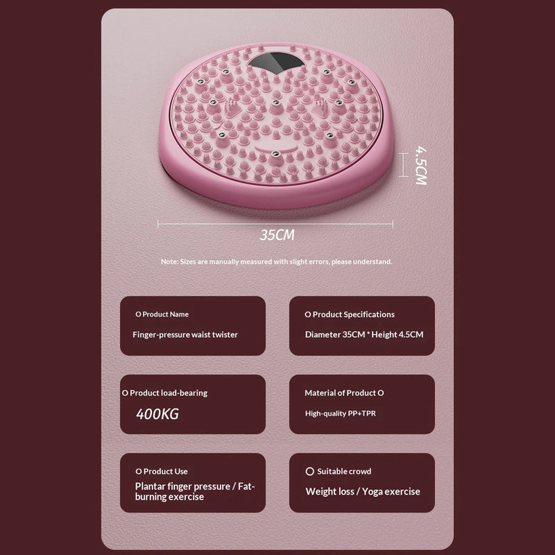 Smart Magnetic Waist Twisting Disc with Digital Display