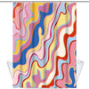 Double-Layer Waterproof Shower Curtain with Snap-In Liner