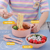 Microwave Ramen Bowl Set with Lid & Utensils
