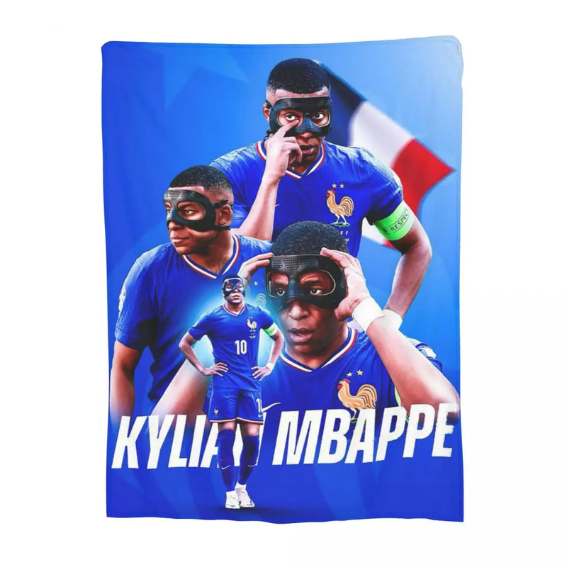 Manta de Fútbol para Fans de Mbappé