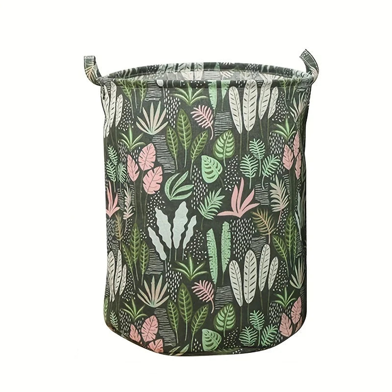 Foldable Fabric Laundry Basket with Handles