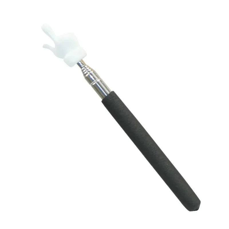 Telescopic Stainless Steel Teaching Pointer with Finger Design