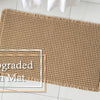 Boho Waffle Bath Mat – Super Absorbent, Non-Slip & Machine Washable