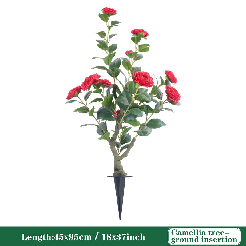 Árbol Topiario de Camelia de 85 cm con Maceta Decorativa