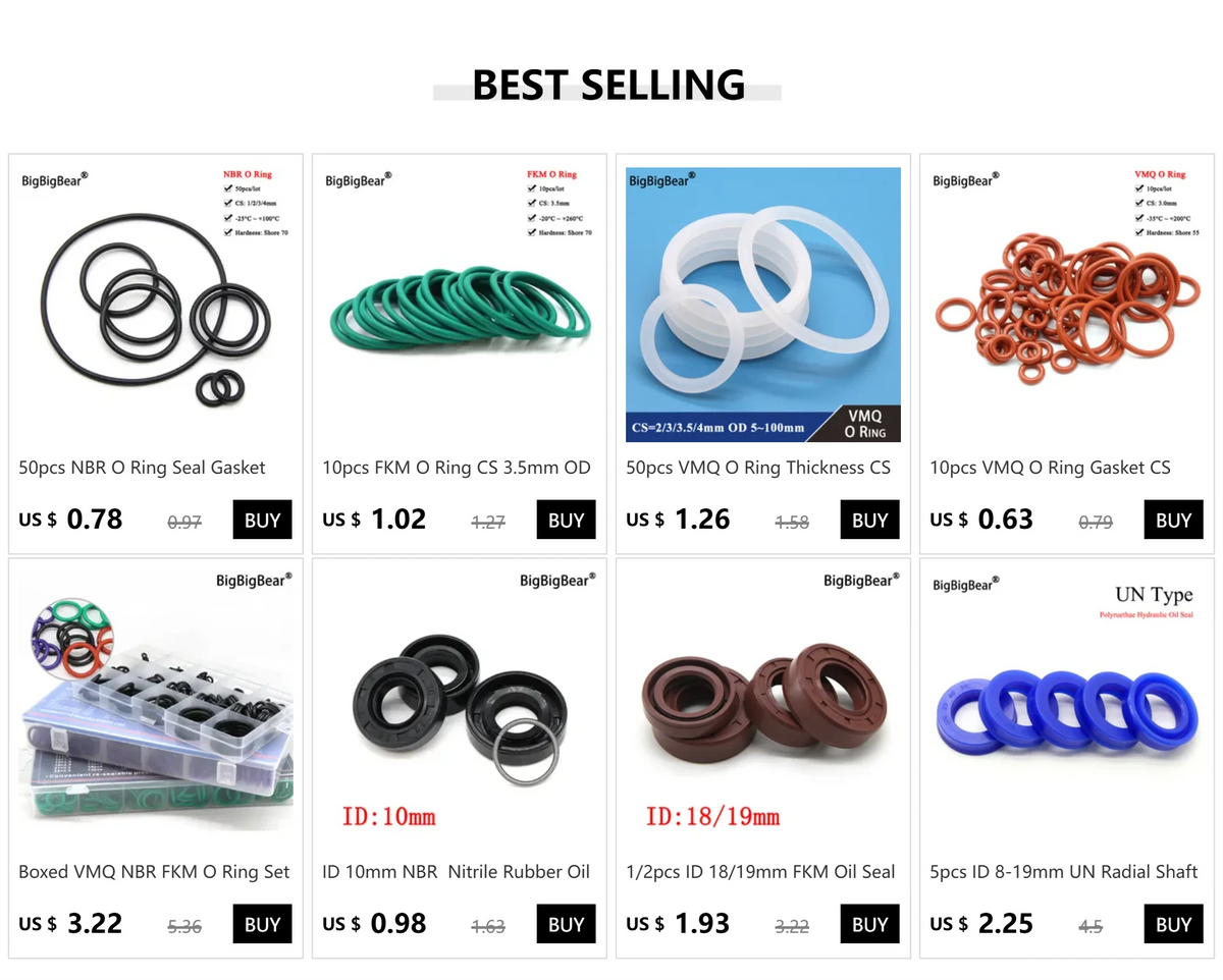 NBR Rubber O-Ring Seal Assortment