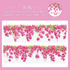 Pink mountain vines decorative PET tape for journaling and crafts
