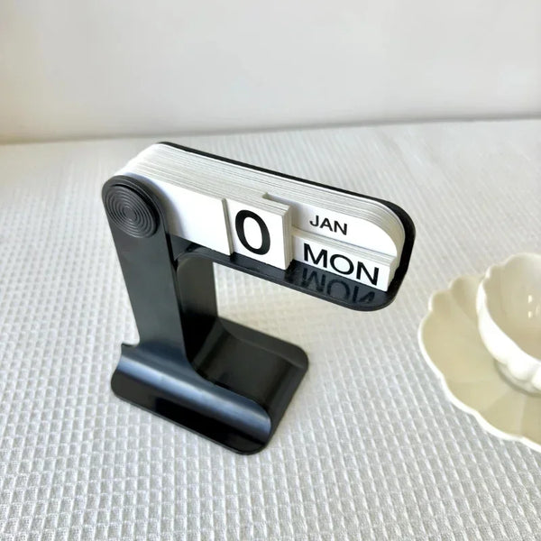 Modern Flip-Top Desktop Calendar