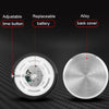 Mini Car Clock with Glow-In-The-Dark Dial and Air Vent Clip