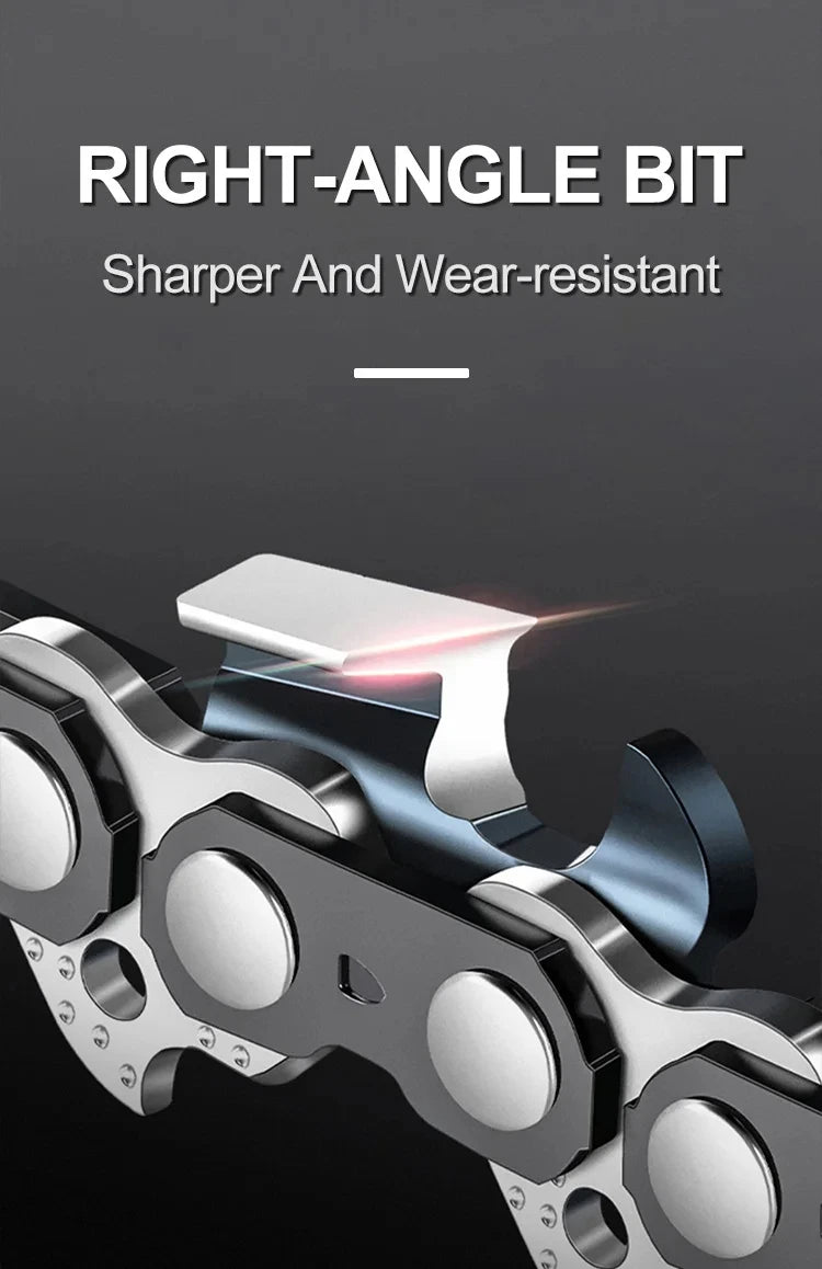 A close-up view of a right-angle bit being sharpened on a metal surface.