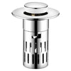 Brass Sink Drain Strainer with Removable Hair Catcher
