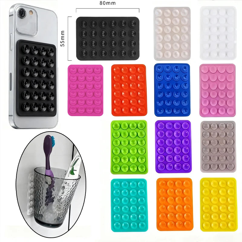 Reusable Silicone Suction Pad for Phones, Tablets, and Small Items