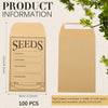 Resealable Seed Saving Envelopes for Organized Gardening (Pack of 100)