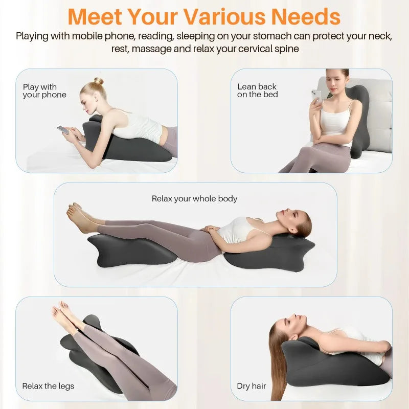 Ergonomic Wedge Pillow with Memory Foam