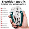 Foldable Multi-Function Wire Stripping & Crimping Pliers