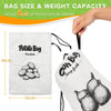 Large Drawstring Canvas Storage Bags with Side Zipper for Vegetables and Fruits