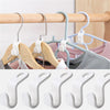 Space-Saving Hanger Connector Hooks for Closet Organization