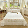 Embroidered Tulip Coverlet Set with Pillow Shams