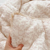 Vintage Floral Cotton Muslin Baby Quilt