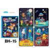 A set of 15 magic water books featuring various imaginative scenes and characters for children.