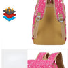 3-Piece Canvas Backpack Set for School