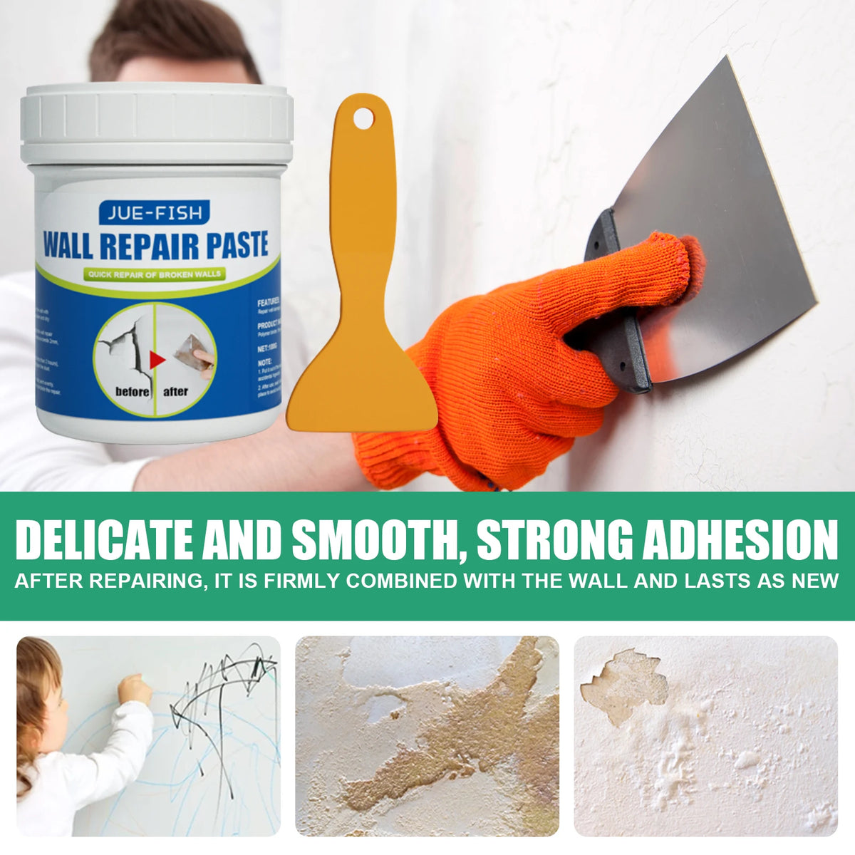 DIY Wasserfeste Reparaturpaste und Spachtel-Set